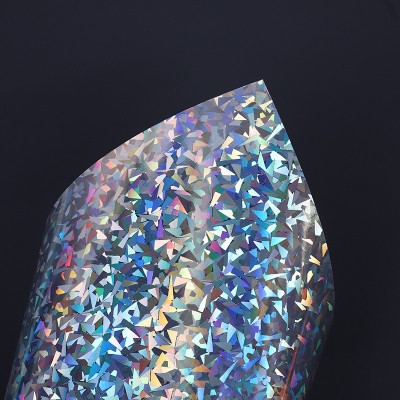 特种纸现货128G250G镭射金银卡花纹纸玻璃碎小圆点拉丝光柱米点图2