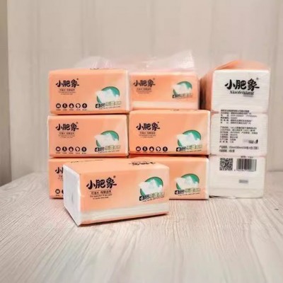 小肥象抽纸M加大码抽纸8包装干湿两用纸巾家用原生木浆餐巾纸图6