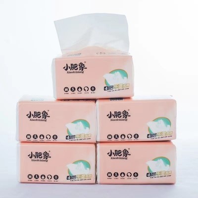 小肥象抽纸M加大码抽纸8包装干湿两用纸巾家用原生木浆餐巾纸图5