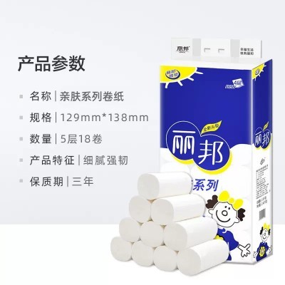 丽邦卷纸卫生纸家用大卷纸巾厕纸无芯卷筒纸手纸厕所用纸 厂家批发图2