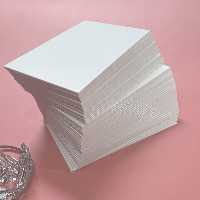 A7出卡纸板白卡硬纸板小卡打包1.5毫米双面硬卡纸包装ins背板批发图4