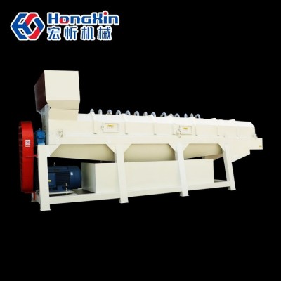 宏忻环保卧式纸塑分离机分离造纸厂废料牛奶盒纸塑分离设备