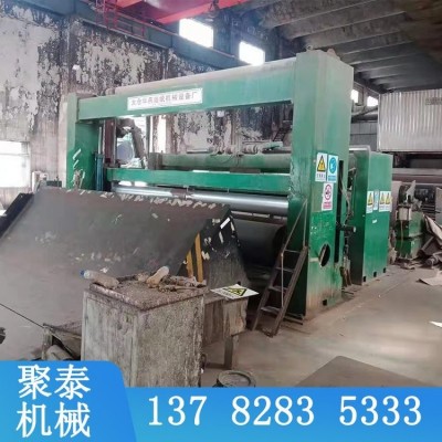 现货二手瓦楞纸纸机出售聚泰机械二手造纸机胶辊