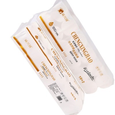 工厂直供12大卷无芯卷筒纸整提1800克4层加厚家用实惠卫生纸批发