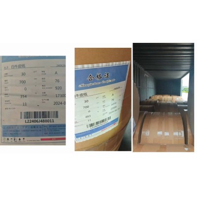 五洲（特种纸）食品级本色单光牛皮纸