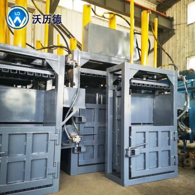 立式打包机 60吨双缸打包 废纸壳易拉罐塑料瓶回收打包