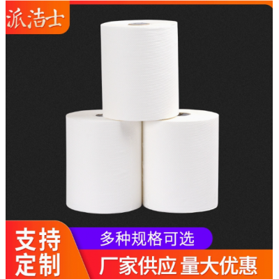 厂家批发 1200克TAD卷筒擦手纸 拉杆式酒店厕所用干手纸现货批发