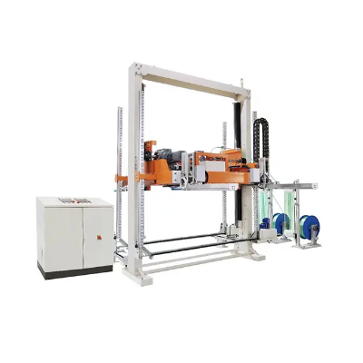 顶部捆扎机+顶部压力压板+自动加护纸