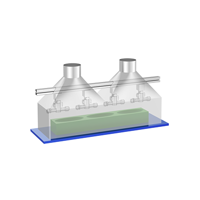高压气旋除尘系统