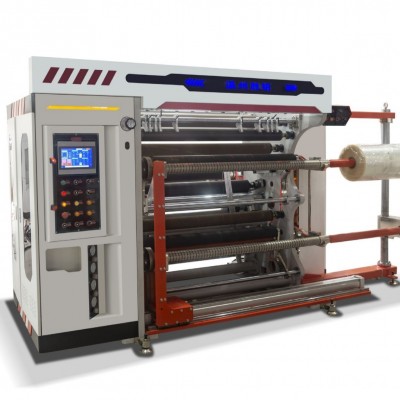 胜钥电脑高速不干胶 薄膜 牛皮纸 白板纸烫金纸分切机 分条机大卷