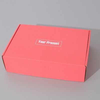 彩印定制瓦楞飞机盒牛皮纸裱瓦包装盒白卡水果礼品礼物彩盒批发图2