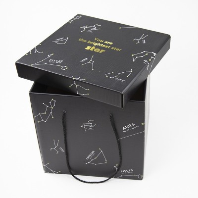 包装盒定制彩印瓦楞飞机盒白卡瓦楞烫金UV坑盒手提瓦楞礼品盒定做图3