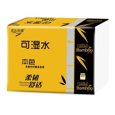 竹浆纸巾家用整箱实惠装餐巾纸本色纸抽卫生纸家庭面巾纸商用图2