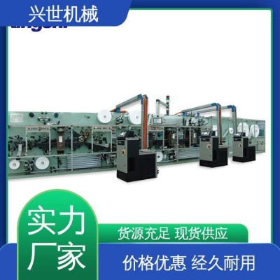 兴世机械 卫生巾机加工 稳定生产快 触摸屏控制台 操作便捷