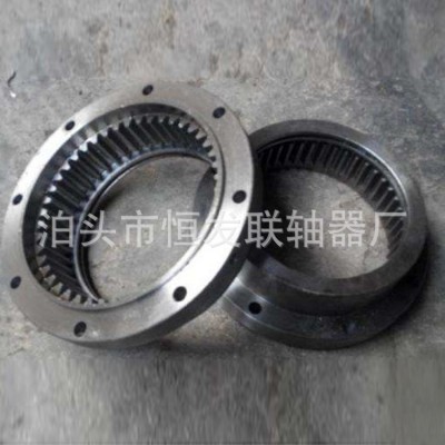 鼓形齿式联轴器大扭矩GIICL型齿轮连轴器起重机内外齿联轴器