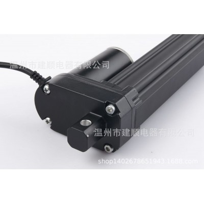 电动推杆3500N金属齿轮行程100MM推杆电机12V24V行程可线性执行器