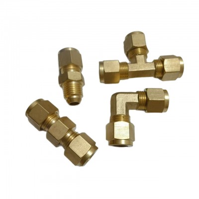 铜内丝三通 内外丝三通接头 非标三通管件接头 异径三通接头