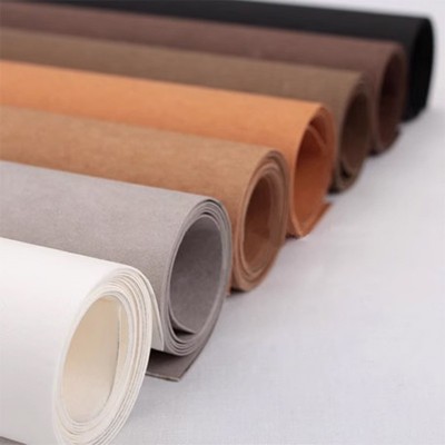 简约牛皮纸笔记本封面纸洗水褶皱纤维纸撕不烂单肩包低碳纸袋现代