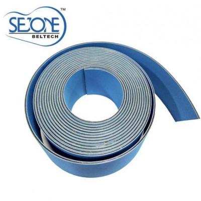 3.0㎜双蓝橡胶片基带 纺织印刷、包装、冶金、邮政等动力传输皮带