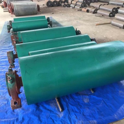 厂家 输送机滚筒 无动力滚筒 主动包胶滚筒 被动滚筒 涨紧套