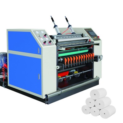 900热敏纸收银纸分切机 票据分切复卷机 自动穿纸芯装置