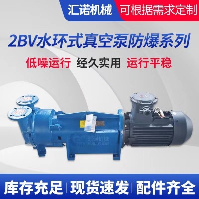 定制2BV水环式真空泵防爆系列无油液式真空泵2BV水环式防爆真空泵