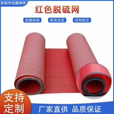 厂家直供聚酯网 红色脱硫网 带式压滤机滤网工业网带批发