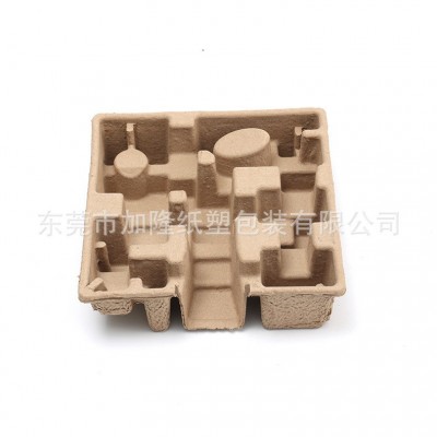 定制厂家吸尘器纸托纸浆模塑电器小家电可降解纸托干压打包固定