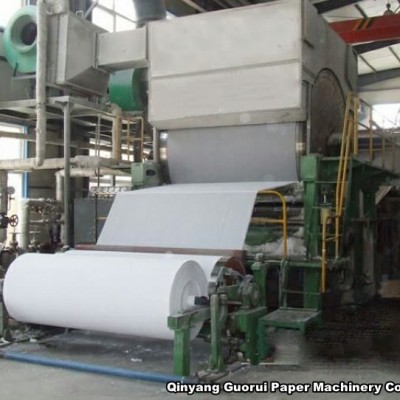 环保型 787mm 小型卫生纸造纸机 麦草纸浆技术 全套造纸设备