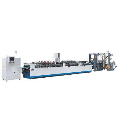 工厂供应制袋机d600高速四伺服复合膜双拉链制袋设备双自立制袋机