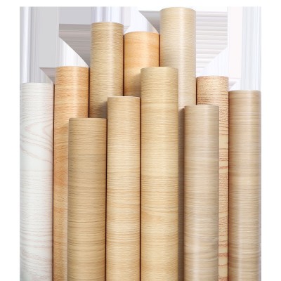 米黄仿木贴纸木纹贴自粘仿木仿科技原木色木纹墙纸装饰家用木纹纸