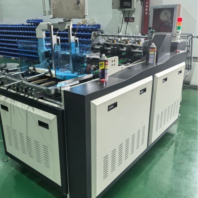 双工位全伺服汉堡盒机成型设备立体纸盒餐盒机船盒打包盒热熔胶机