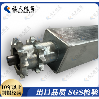 定制电动无动力滚筒 不锈钢镀锌链轮转动输送带辊筒托辊源头厂家