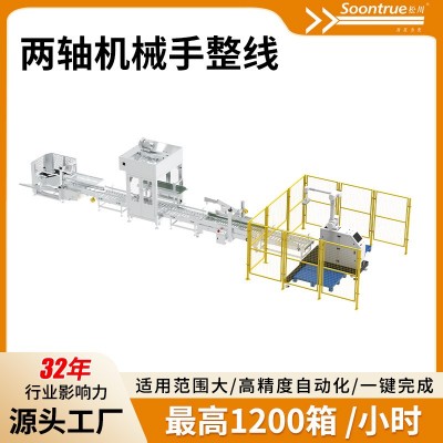 无人全自动开箱机装箱机封箱机两轴机械手整线按需定制机器人包装
