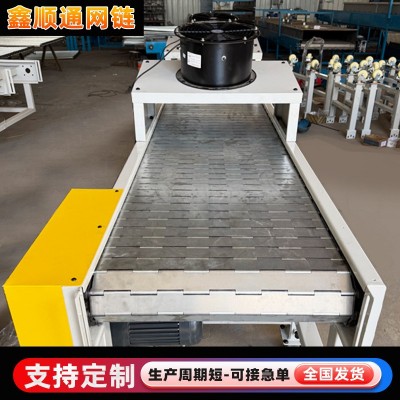 不锈钢链板输送机直供铸造件冷却传送带板链式重型压铸机输送带