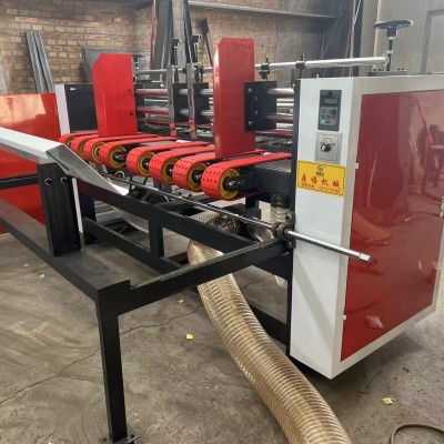 自动送纸瓦楞纸板分切机 垫板分切压痕设备 纸箱板分纸调速压线机