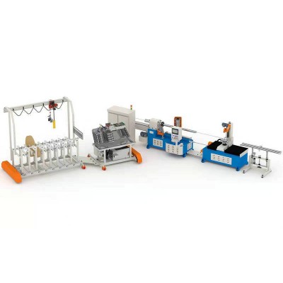 PTE2-120型数控纸管机卷筒纸芯管成型螺旋型纸管切割机直营全自动