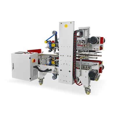 伺服折盖封箱机 一键切换箱规封箱机 青岛上下一字封箱打包机