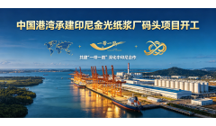 金光印尼纸浆厂厂区内河码头工程顺利开工