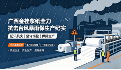 广西金桂浆纸全力抗击台风暴雨保生产纪实