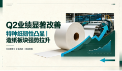Q2业绩显著改善 特种纸韧性凸显 造纸板块强势拉升