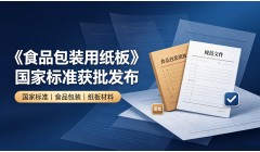 《食品包装用纸板》国家标准获批发布